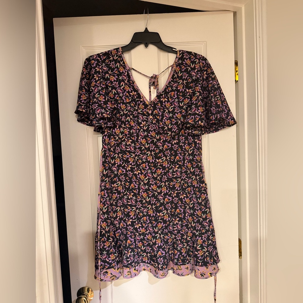 Band Of Gypsies Women’s Floral Mix Print Dress - Picture 3 of 7
